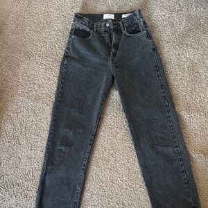 Cotton On Black Loose Straight Jeans